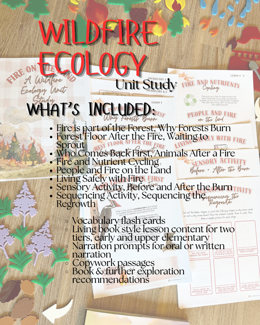 Digital Download | A Wildfire Ecology Unit Study