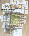Digital Download | Dandelions Unit Study