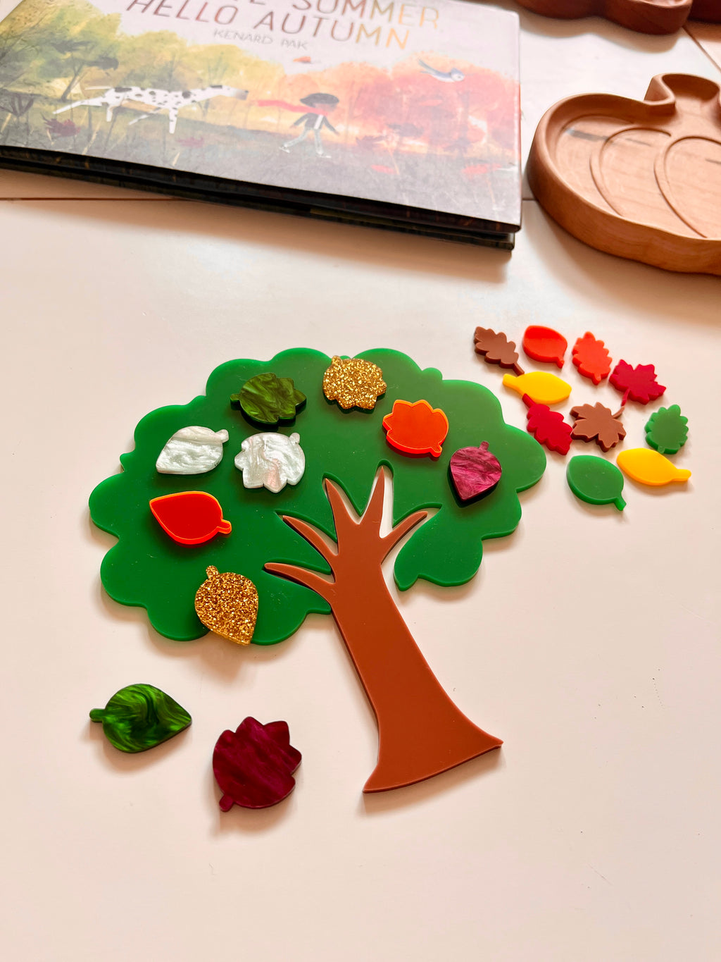 Little Dry Erasables - Large 2 Part Tree with Mini Leaves