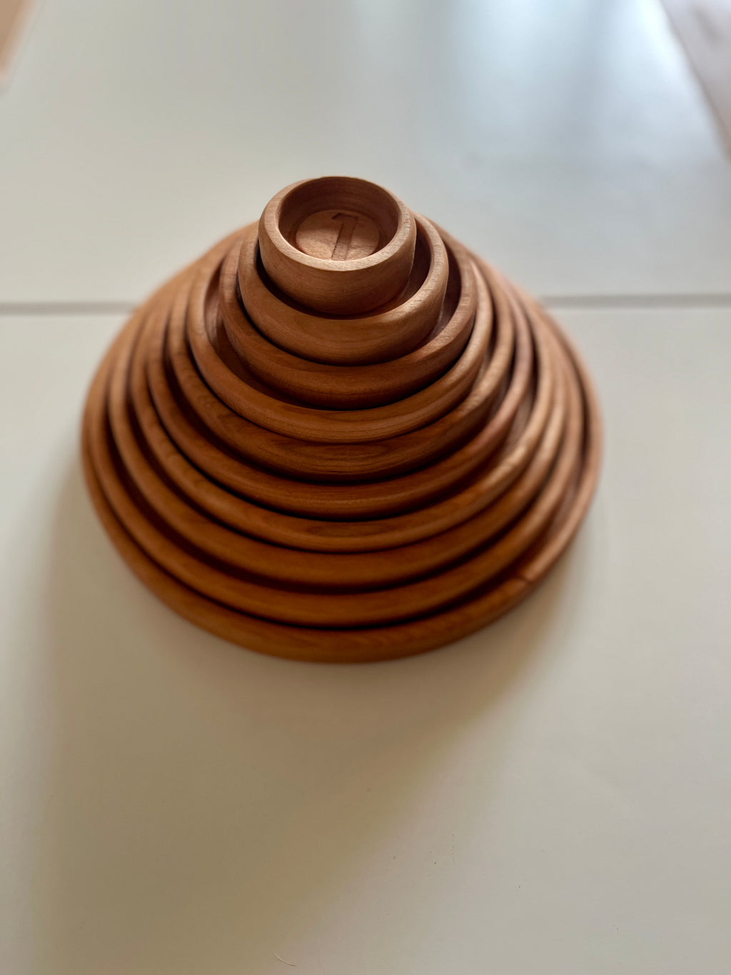 Nesting 1-10 Round Plates/Circle Sensory Trays