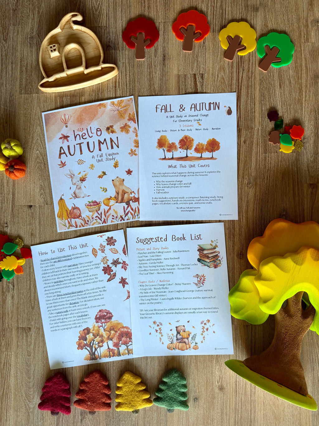 Digital Download | An Autumn Equinox Unit Study | Fall Season Unit Study