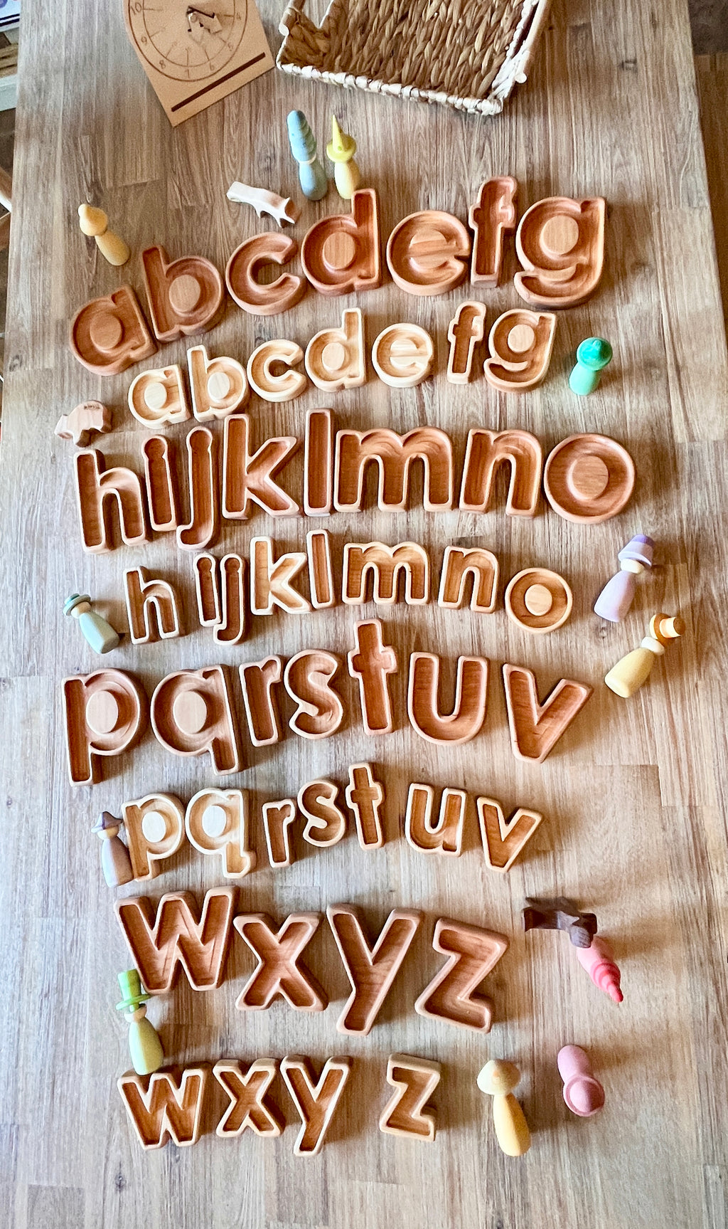 Mini Alphabet Plate / Letter Sensory Trays