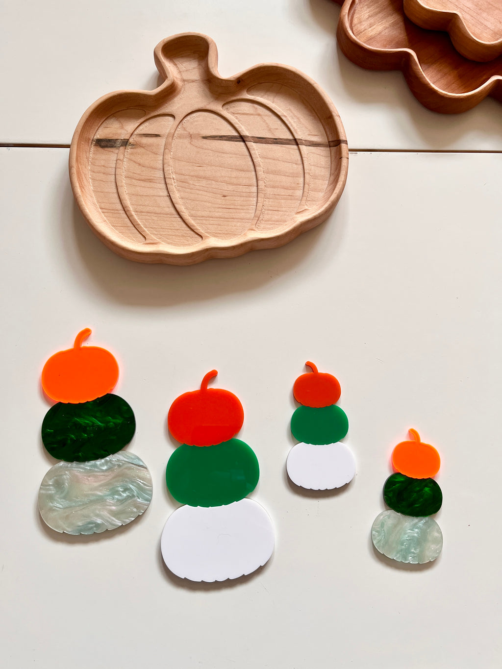 Little Dry Erasables - Stacking Pumpkins (1 Set, 3 Pcs)