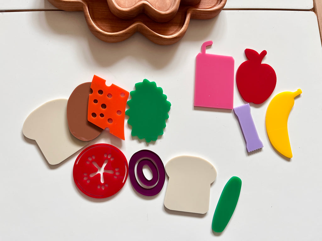 Little Dry Erasables - Sandwich and Lunch; 18 Pc Set