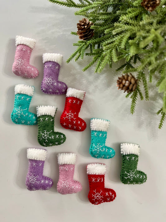 One Felt Stocking