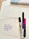 Envelope Address Practice Dry Erase Acrylic Tracing Board; can also fit as a Flisat Insert