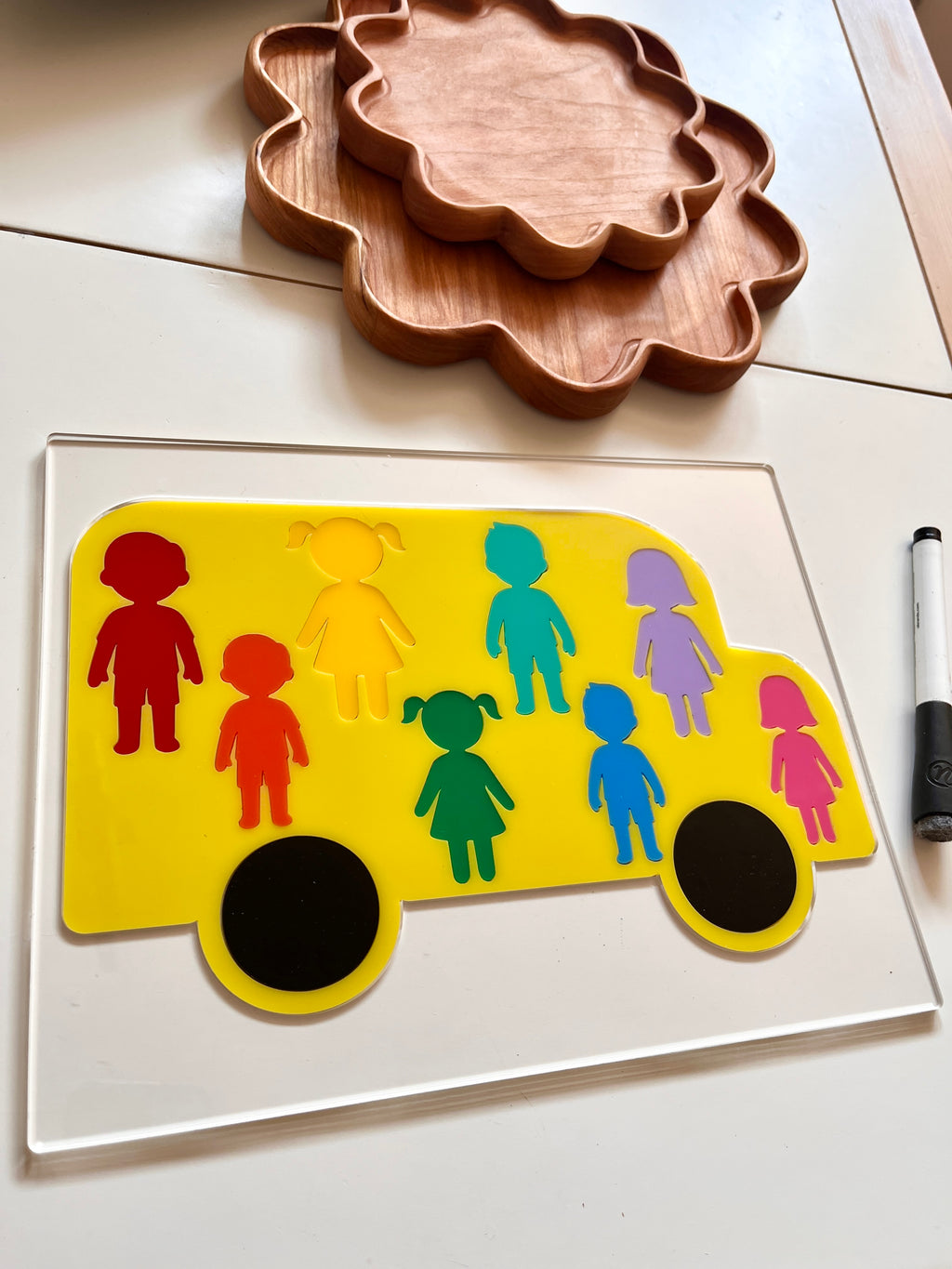 Little Dry Erasables - Bus