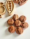 Play Dough Stampers - Vegetables, 7 Styles