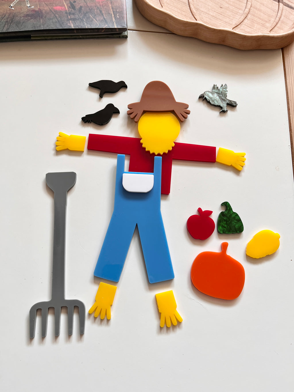Little Dry Erasables - Build a Scarecrow