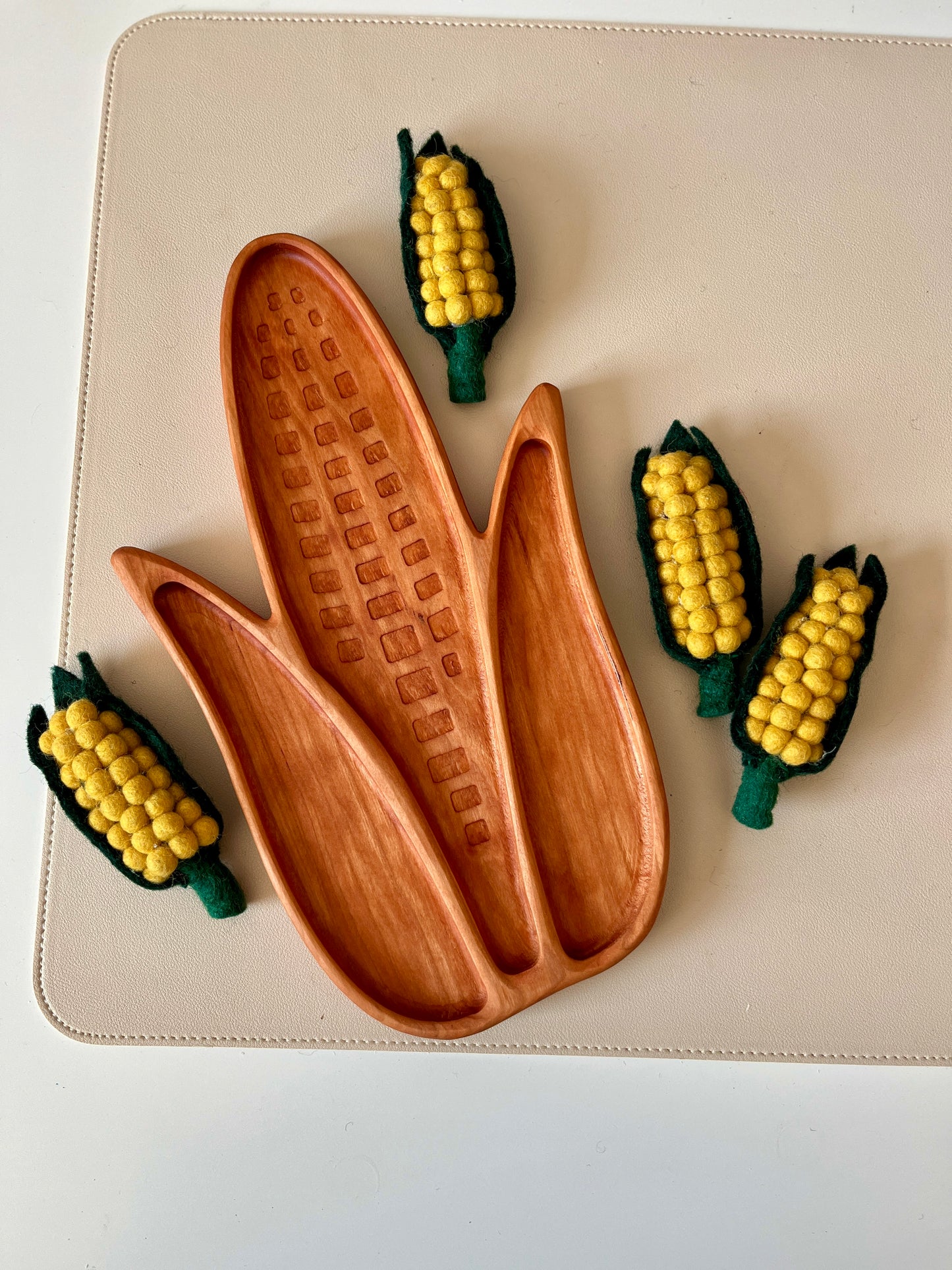 Corn on the Cob Plate / Sensory Tray