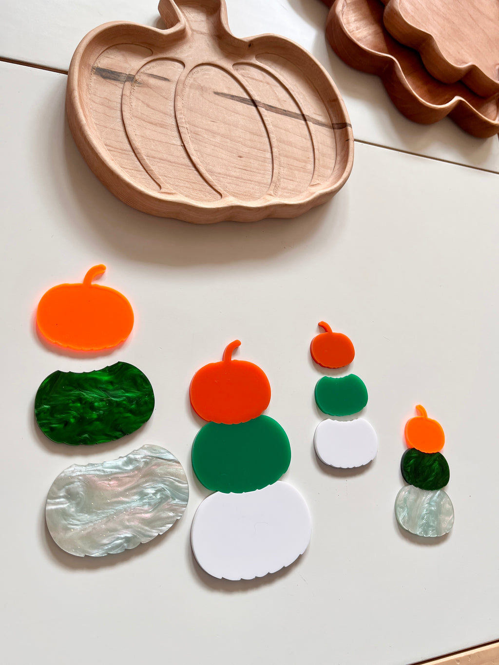 Little Dry Erasables - Stacking Pumpkins (1 Set, 3 Pcs)