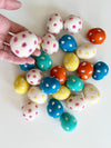 One Felt Spotted Bird Egg / Easter Egg