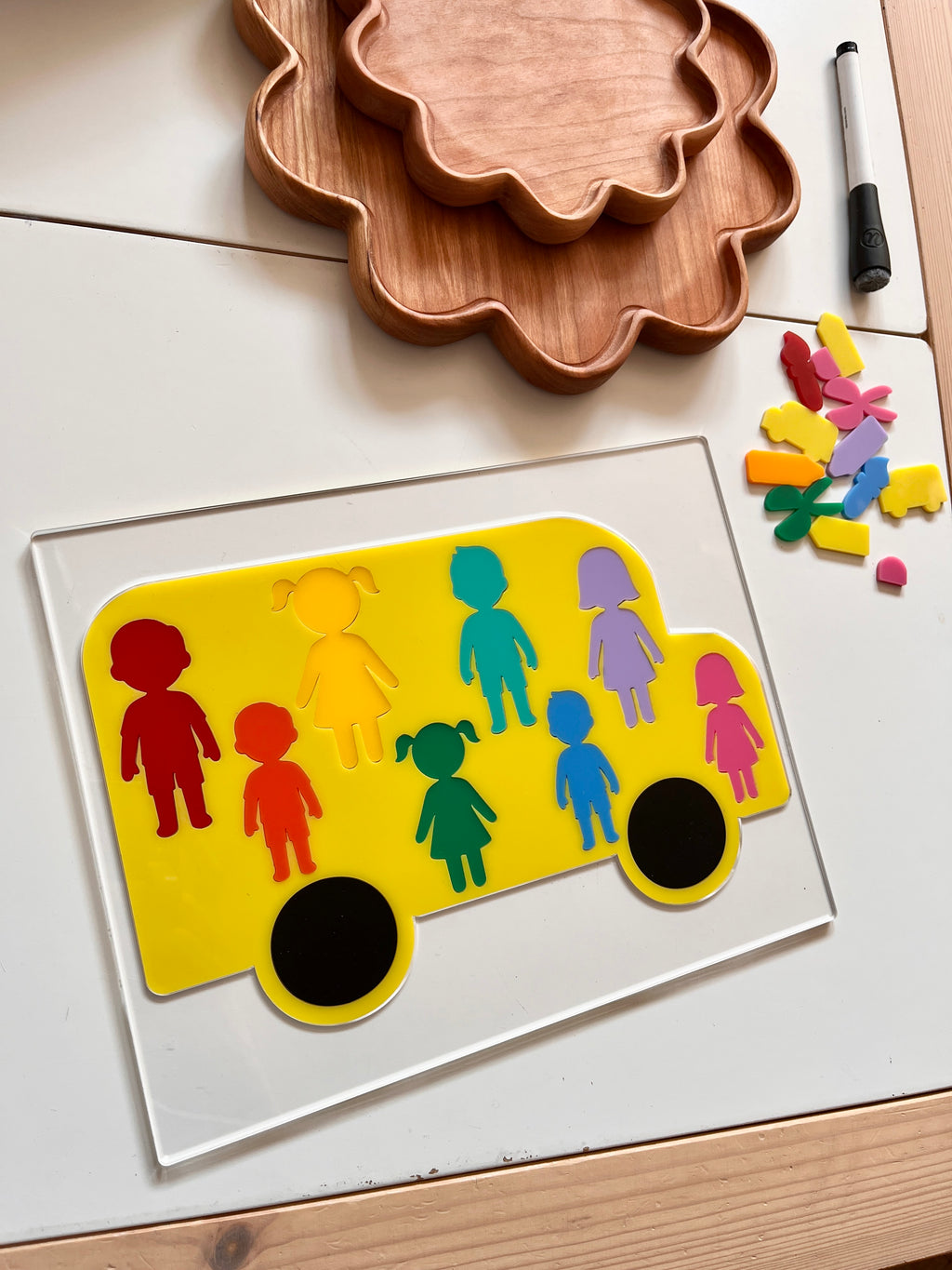 Little Dry Erasables - Bus