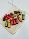 Ready to Ship, Dyed Peg Dolls