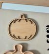 Laser Cut Pumpkin Plate / Sensory Tray