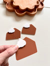 Little Dry Erasables - Pies with Whipped Cream; 6 Pc Set