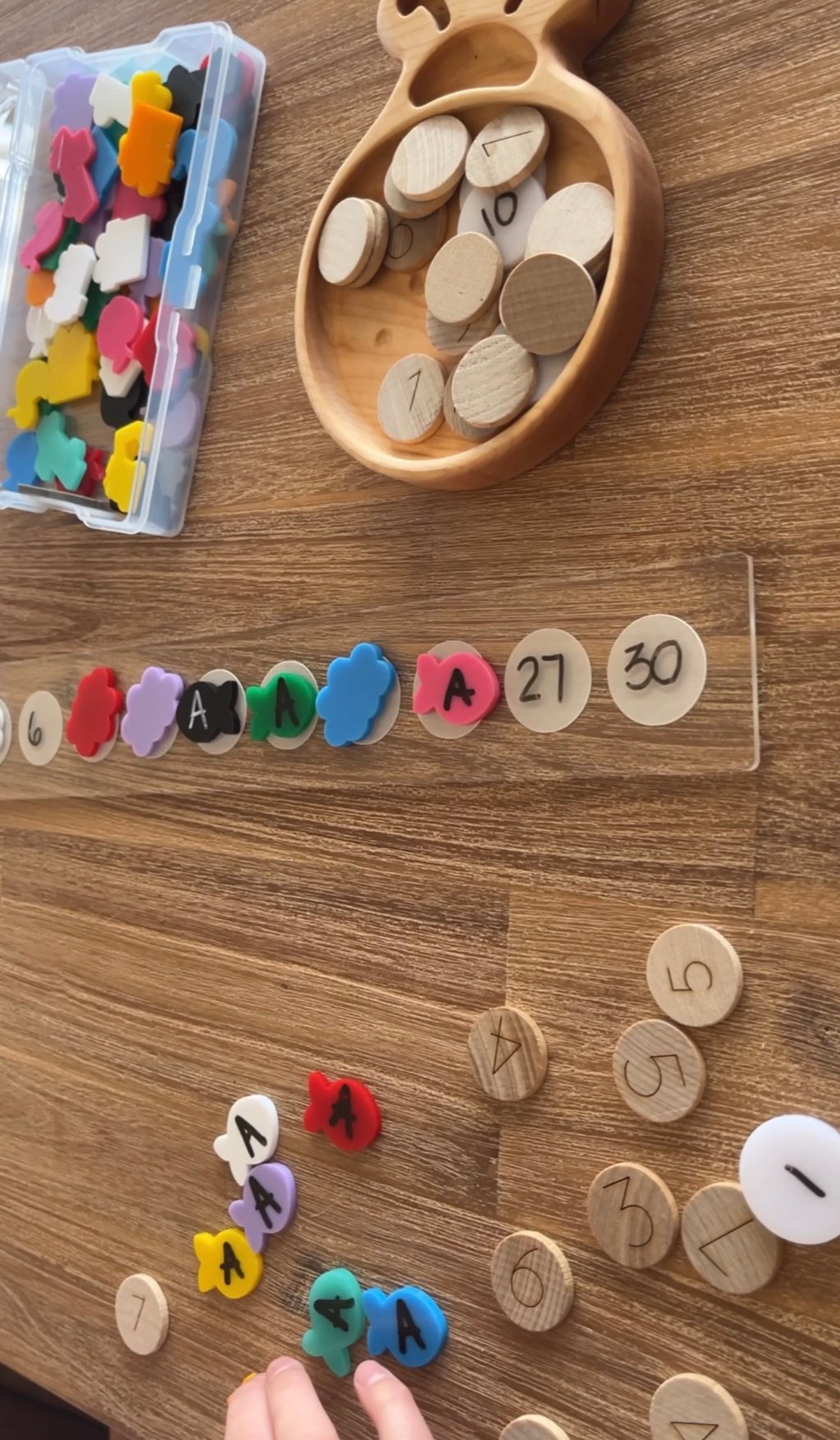 10 Frame Dry Erase Bars; Fit into our Wooden Sentence & Literacy Board
