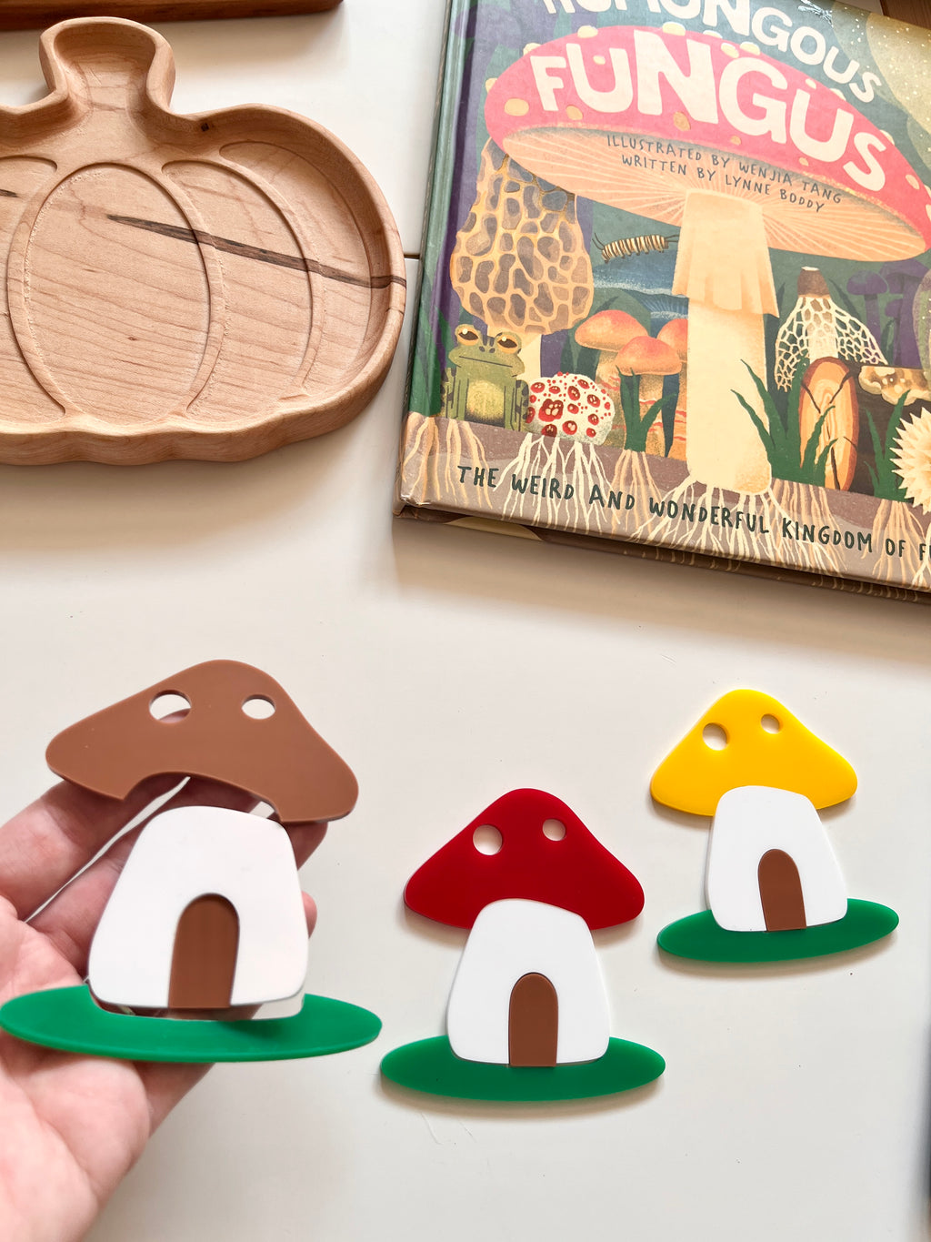 Little Dry Erasables - Mushroom Houses