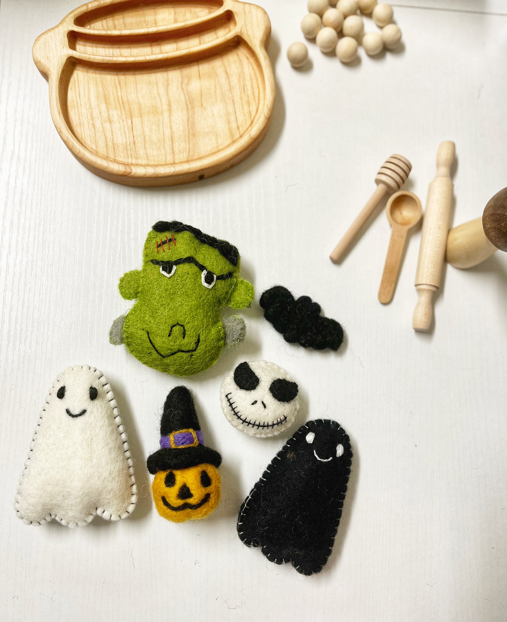 Spooky Friends Monster Mash Felt Toy Set