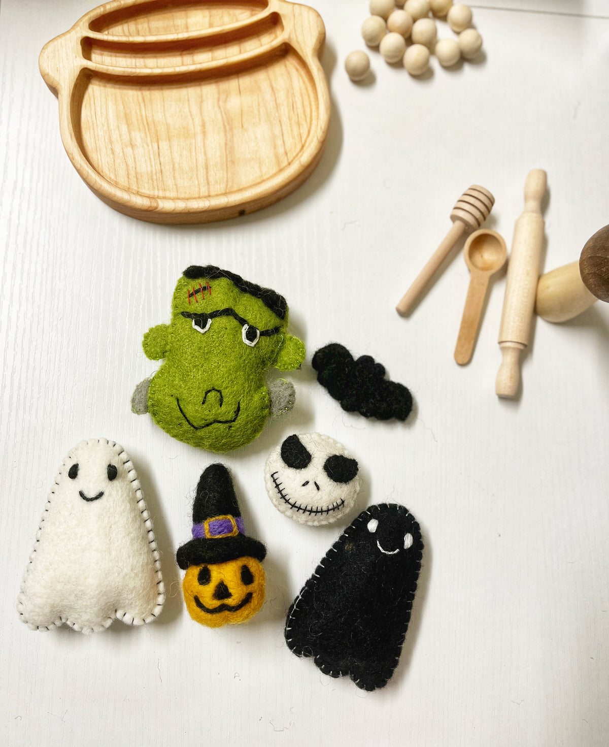 Spooky Friends Monster Mash Felt Toy Set