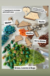 Camping Fun Filler Sensory Kit with Wood Parts