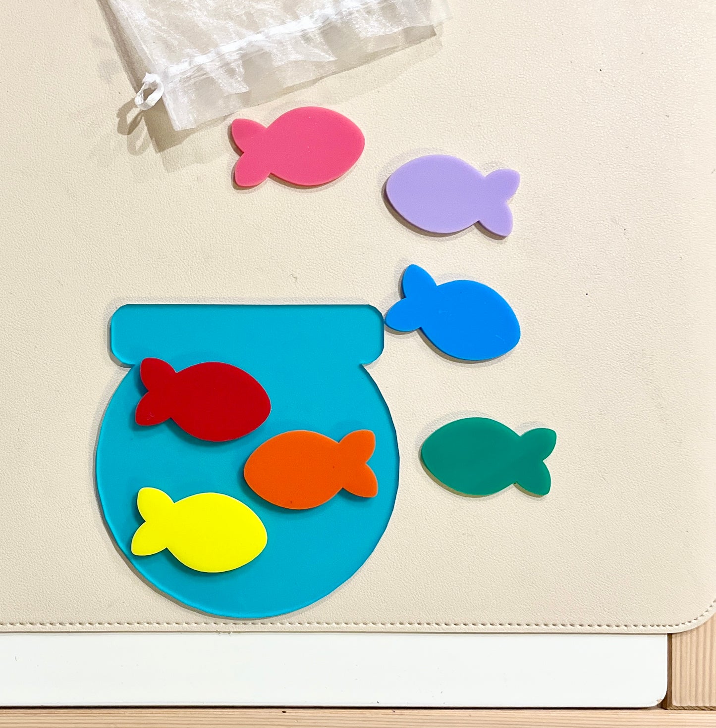 Little Dry Erasables - Fish Bowl & Rainbow Fish