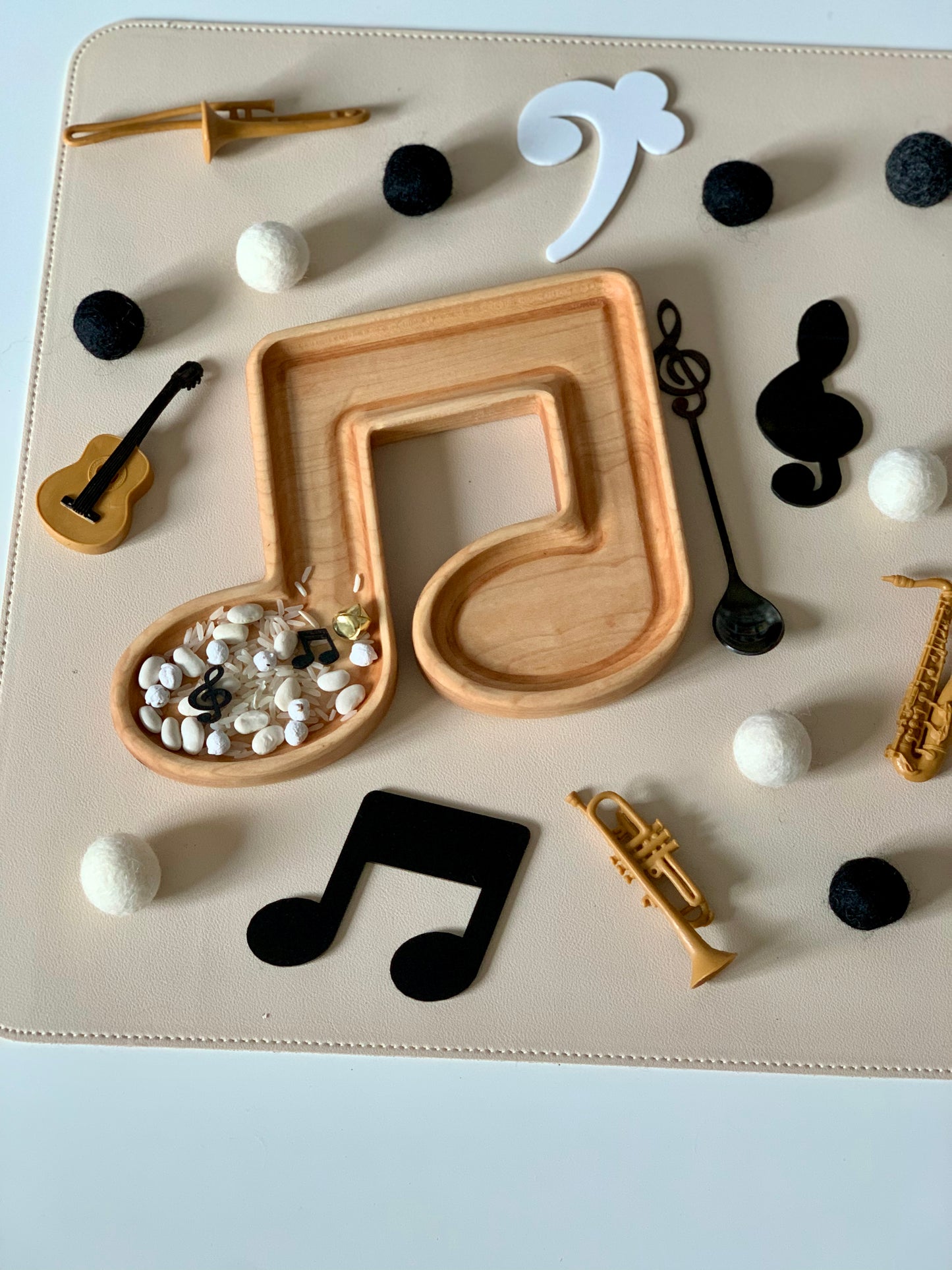 Beam Note Music Sensory Tray / Plate