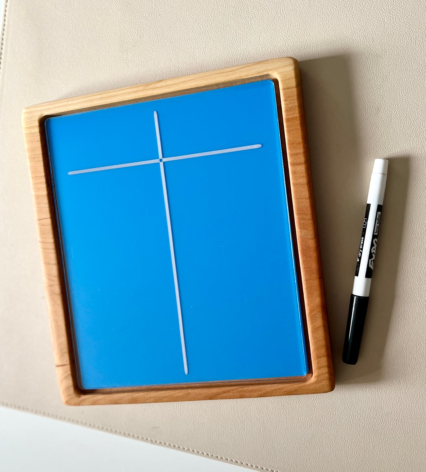 Acrylic Dry Erase Tracing Board Insert for Multipurpose Tray Rectangle — Multiple Options Available