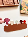Little Dry Erasables - Mushrooms on a Log