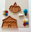 Circus Carnival Themed Plates / Sensory Trays