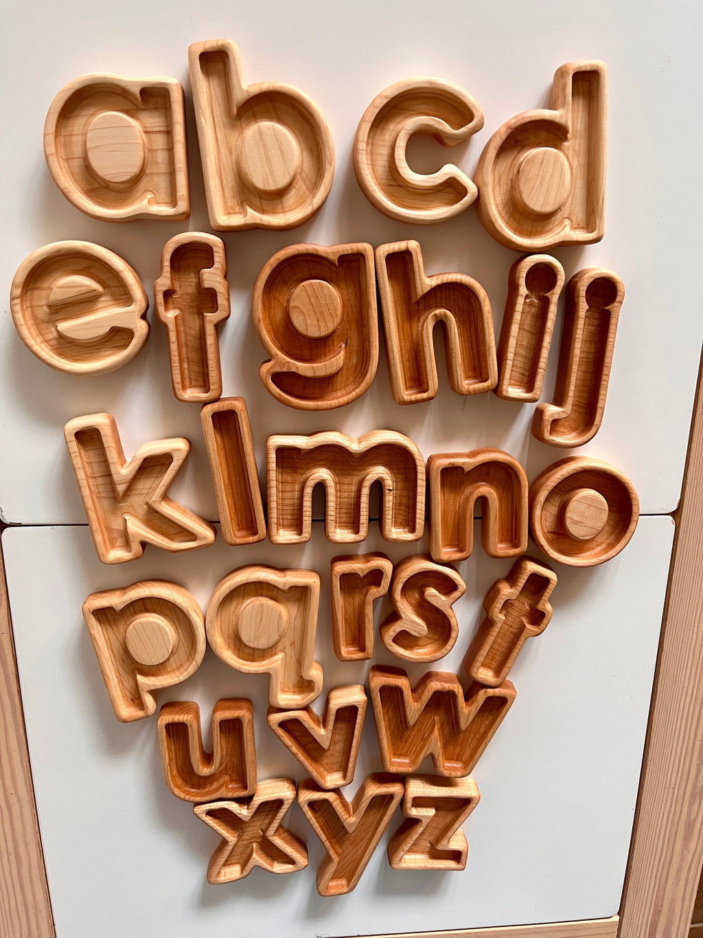 Mini Alphabet Plate / Letter Sensory Trays