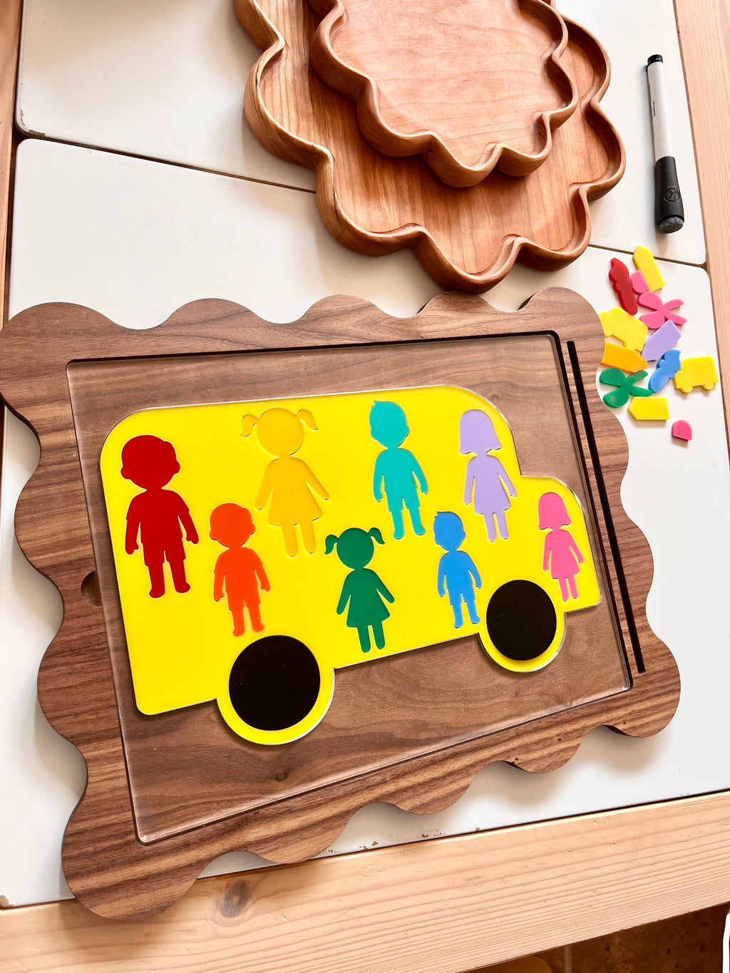 Little Dry Erasables - Bus