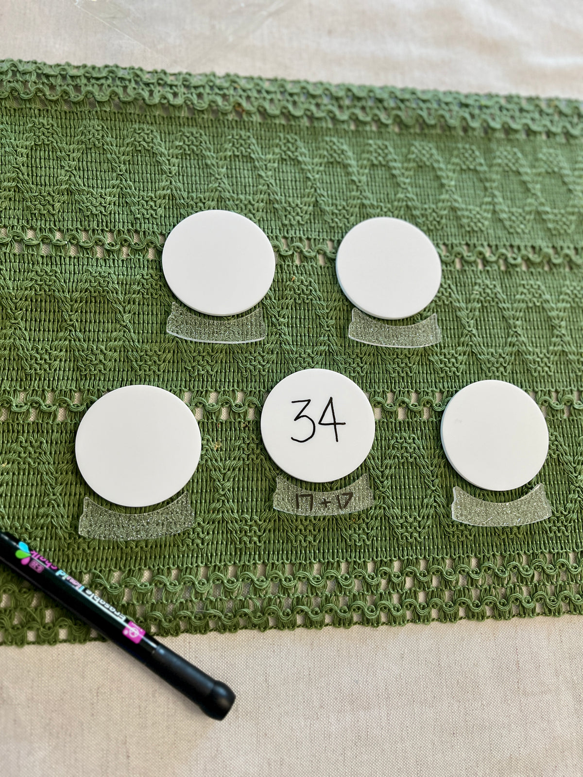 Little Dry Erasables - Snow Globes - Set of 5 , 10 Piece set - more colours available
