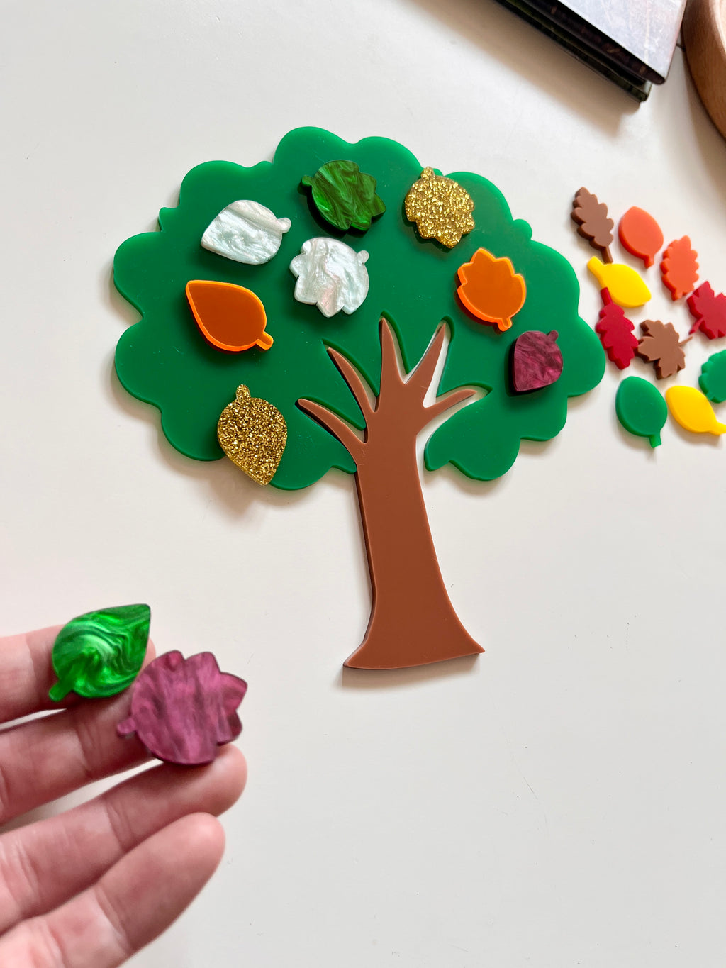 Little Dry Erasables - Large 2 Part Tree with Mini Leaves