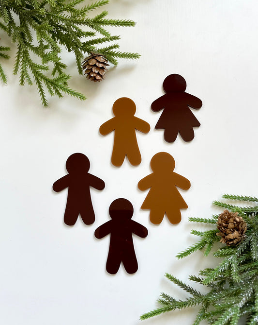 Little Dry Erasables - People / Gingerbread People