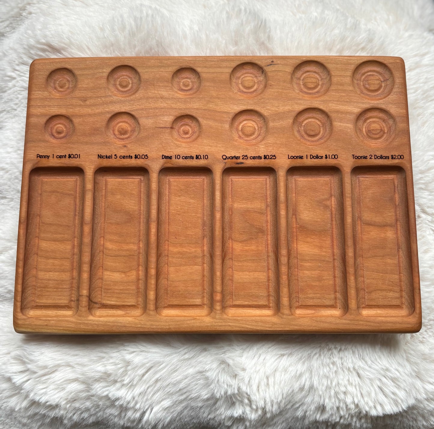 Ready to Ship, CAD Money Sorting Board, Imperfect Tray