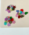 Little Dry Erasables — Glitter Mini Acrylic Shapes / Loose Parts