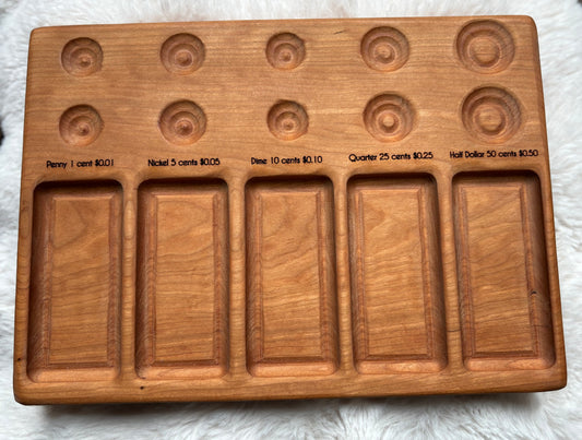 Ready to Ship, USD Money Sorting Board, Imperfect Tray